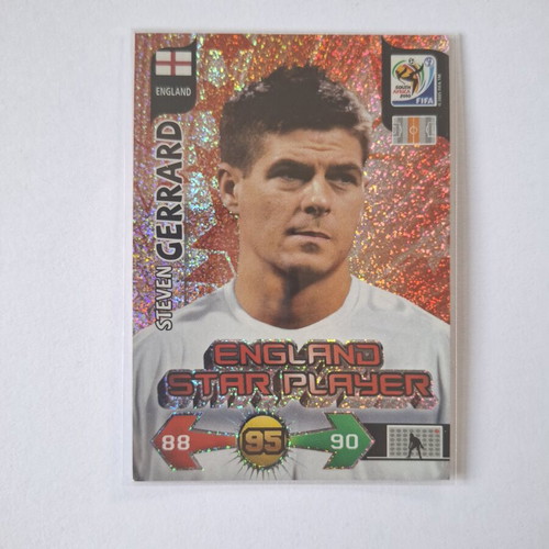 Panini Adrenalyn XL FIFA World Cup 2010 Steven Gerrard England Star Player