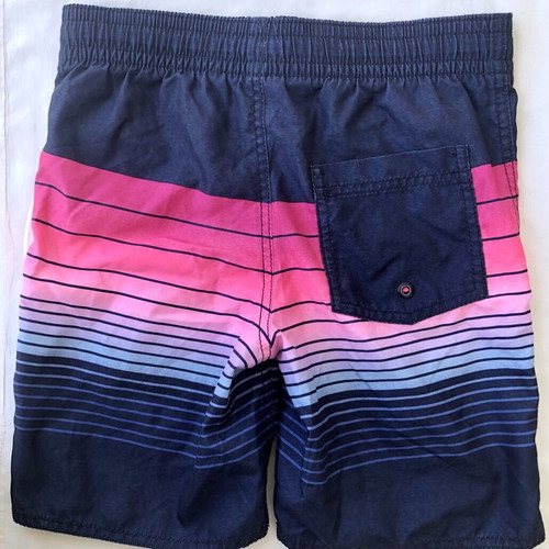 Old Navy Boys' Swim Shorts size 8 like new, blue and pink