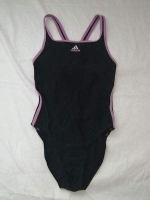 Adidas Infinitex women's swimsuit XS used, black with pink-purple trim