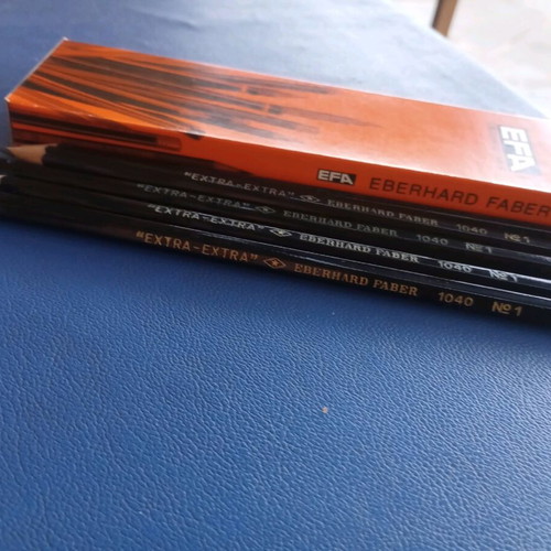 EFA Extra Extra Graphite 1040/1 vintage pencils new, pack of 12