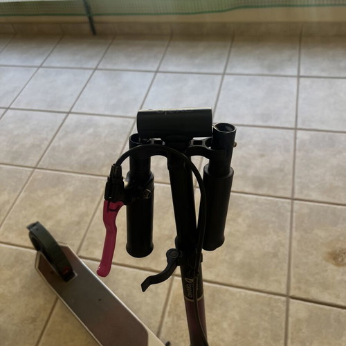 Oxelo Mid 9 pink scooter used, grip worn