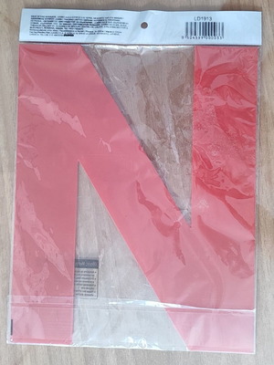Sticker N for new drivers, new