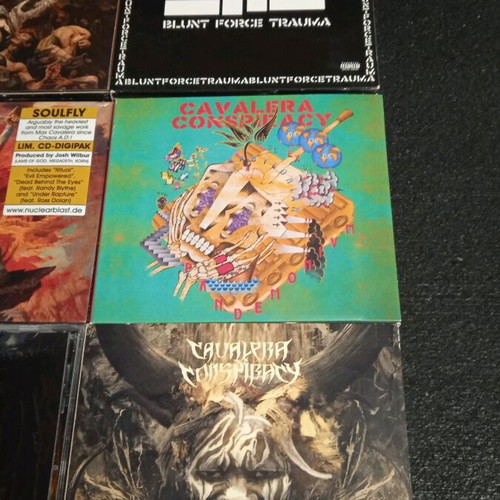 Soulfly and Cavalera Conspiracy CD collection 17 albums like new