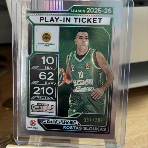 Kostas Sloukas #299 basketball card like new