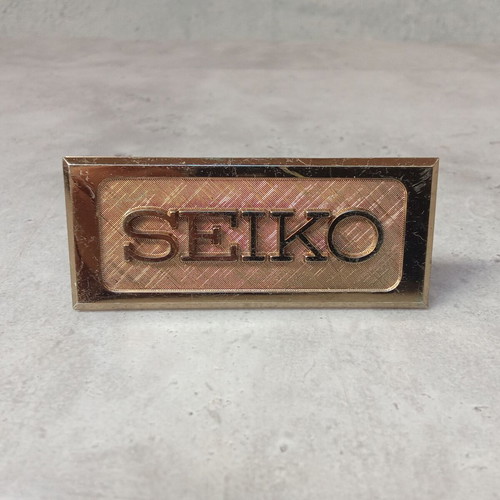 Seiko Vintage Display Sign for Watches used, 1990s Japan