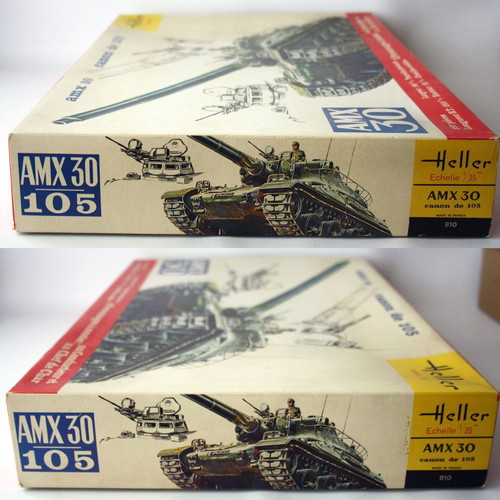 Heller Amx 30 Canon De 105 French Army Tank Model Kit 1:35 new