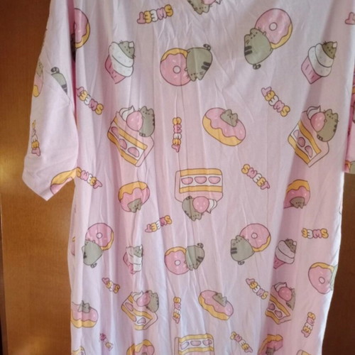 Oversized dress new, pink multicolor, size M/L