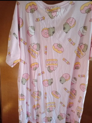 Oversized dress new, pink multicolor, size M/L