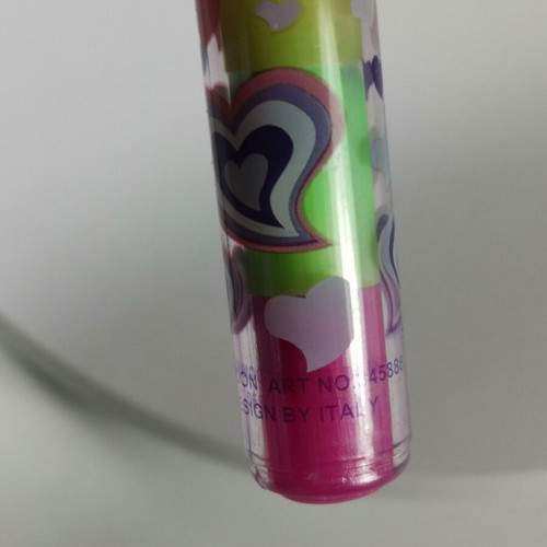 Vintage Sunmoon Glitter eraser with cap like new, design by Italy