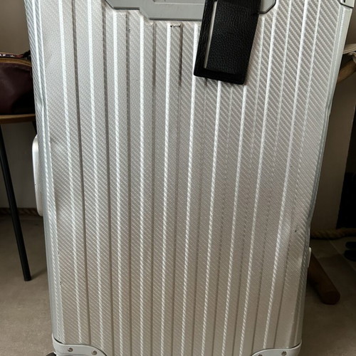 MVST Aluminum Suitcase used, premium travel luggage