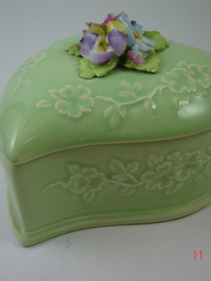 Antique porcelain dish for chocolates used