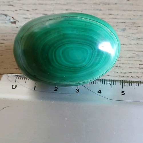 Malachite egg on base new 408 g