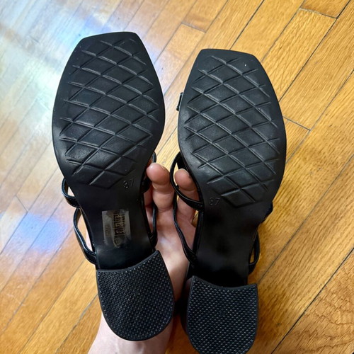 Sandals new, size 37, black