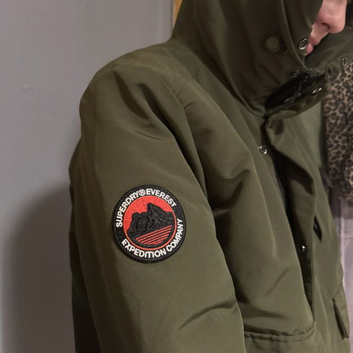 Μπουφάν Superdry medium καινούργιο, πράσινο