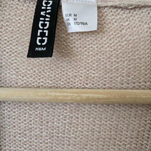 H&M cardigan like new, size medium, pink