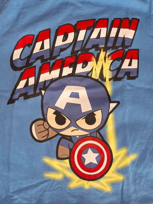 Παιδικό καλοκαιρινό μπλουζάκι Marvel Captain America Zara σαν καινούργιο, 116cm, 5-6 ετών