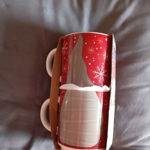 Christmas mugs set of 2 new