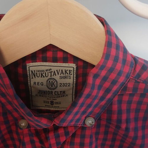 Nukutavake shirt new for boy 8 years old, red