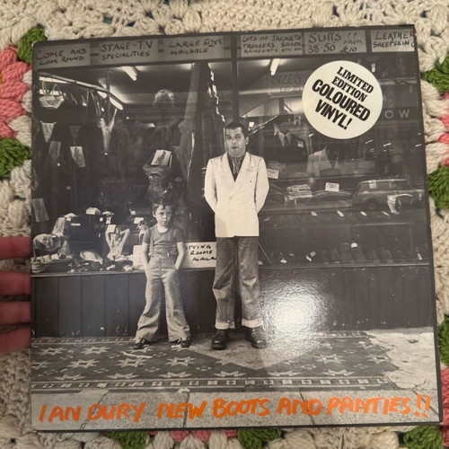 Ian Dury New Boots And Panties LP used, Amber Vinyl