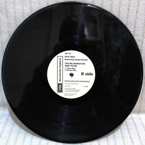 P.E.P Talk Featuring Jacqui Clarke You're Gonna Get Next To Me Remix 12" EP like new