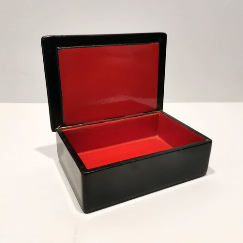 Russian lacquer box used with hand-painted story of the little horse