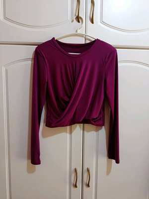 Crop top ματζέντα σαν καινούργιο, μέγεθος M