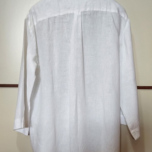 Antica Santoria Embroidered White Shirt size Large like new