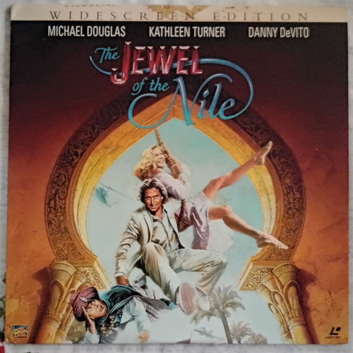 The Jewel of the Nile LaserDisc used, action