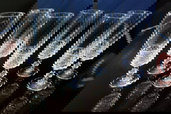 Κρυστάλλινα ποτήρια Σαμπάνιας