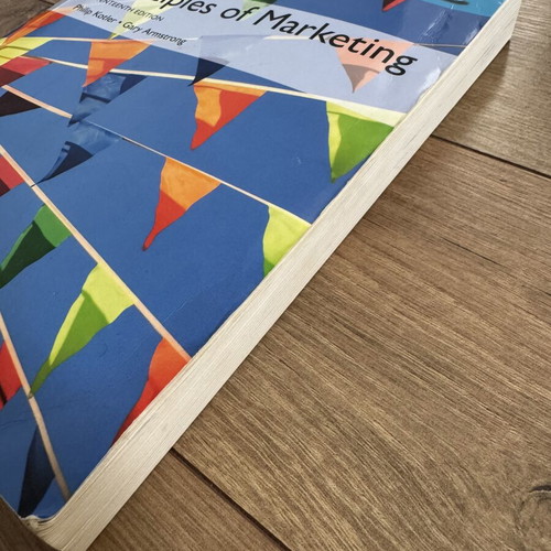 Principles of Marketing 17th Global Edition book used