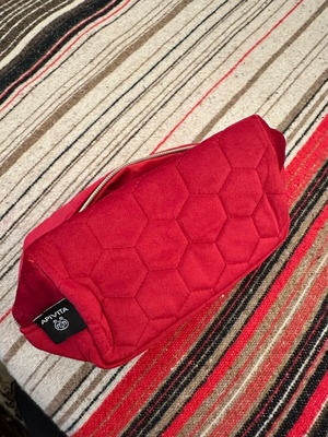 Apivita red toiletry bag new