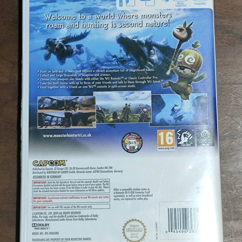 Monster Hunter 3 Wii like new