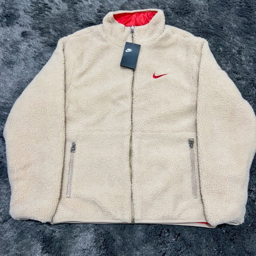 Nike Jacket Fleece new, size Large, beige