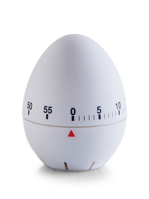 Analog kitchen timer new egg-shaped