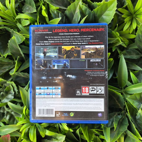 Metal Gear Solid V Ground Zeroes PS4 game