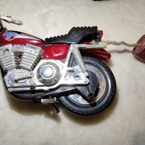 Harley Davidson Pull-String Motorcycle Matchbox 1981 used, vintage