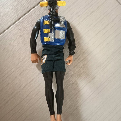Action Man Scuba Diver figure like new, collectible from 2000s
