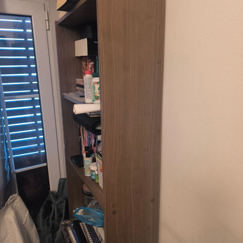 Wooden shelf with 5 shelves like new