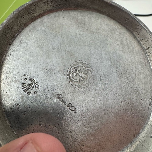 Pewter vessel used, very old