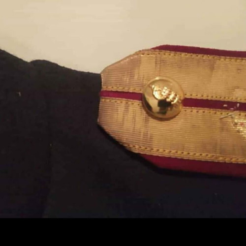 Uniform of Medical Corps Lieutenant Colonel, dark blue, like new, 50+ years old