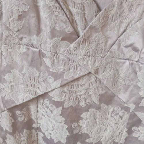 Karen Millen official dress brocade beige and purple like new
