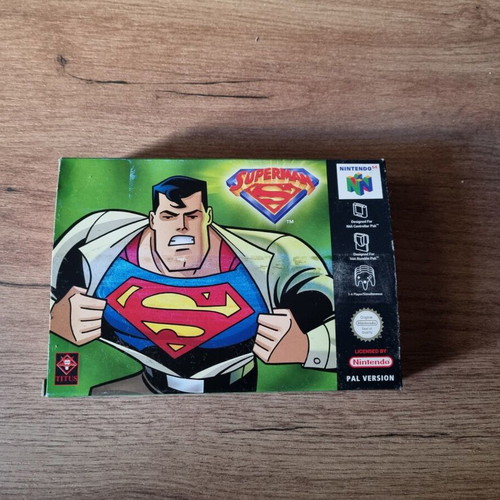 Superman 64 Nintendo 64 μεταχειρισμένο, πλήρες με κουτί και μάνιουαλ