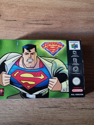 Superman 64 Nintendo 64 μεταχειρισμένο, πλήρες με κουτί και μάνιουαλ