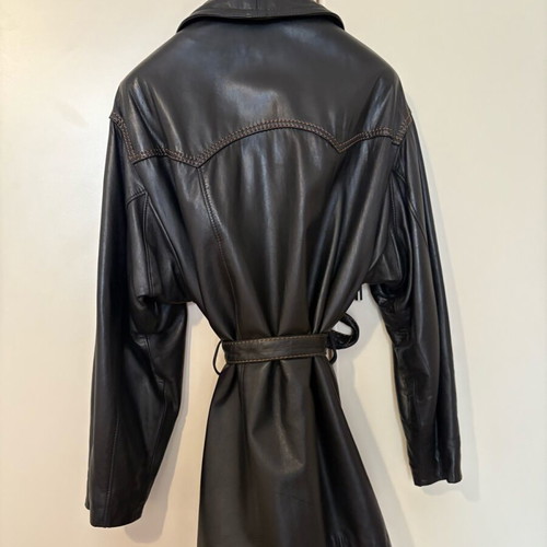 ZEDA leather jacket black, like new, size L