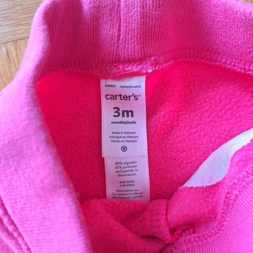Carter's Baby Bodysuits and Pants Like New for 3-Month-Old Girl