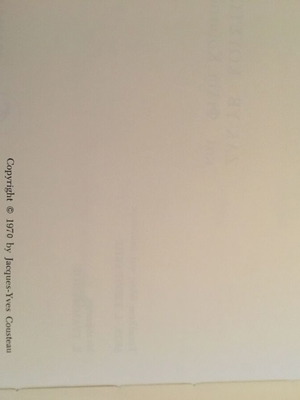 Ζακ Υβ Κουστώ 8 Τόμοι μεταχειρισμένοι, Εκδόσεις Αλκυών 1975