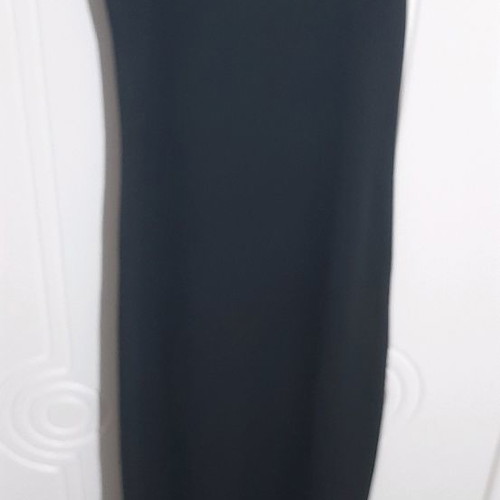 Long black women's spaghetti strap dress used