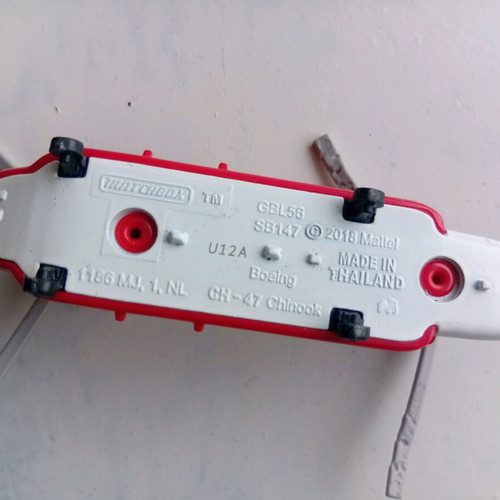 Matchbox helicopter 12 cm length used