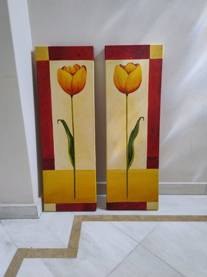Paintings new on canvas 0.25x0.75 in excellent condition