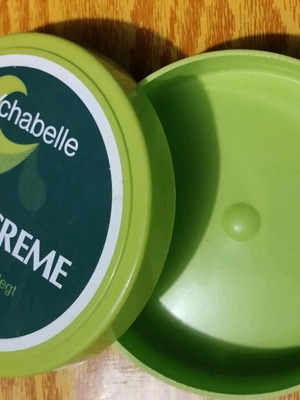 Care cream box used, plastic